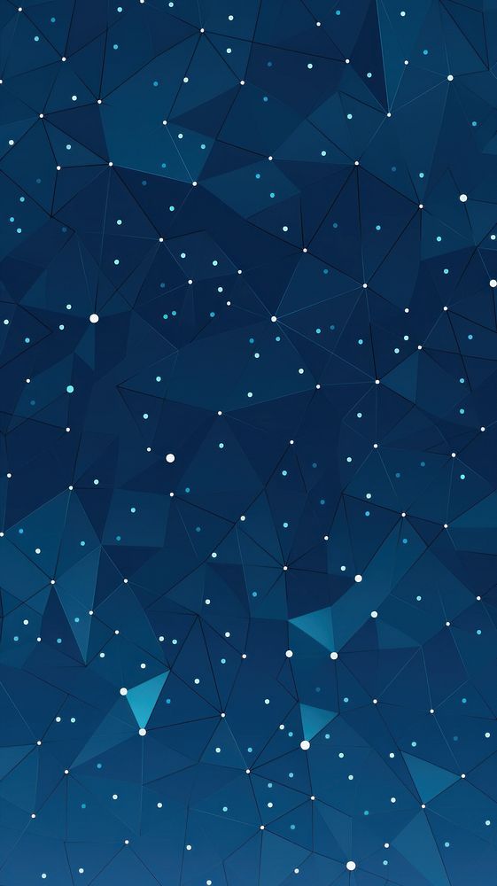 Wallpaper pattern blue night constellation
