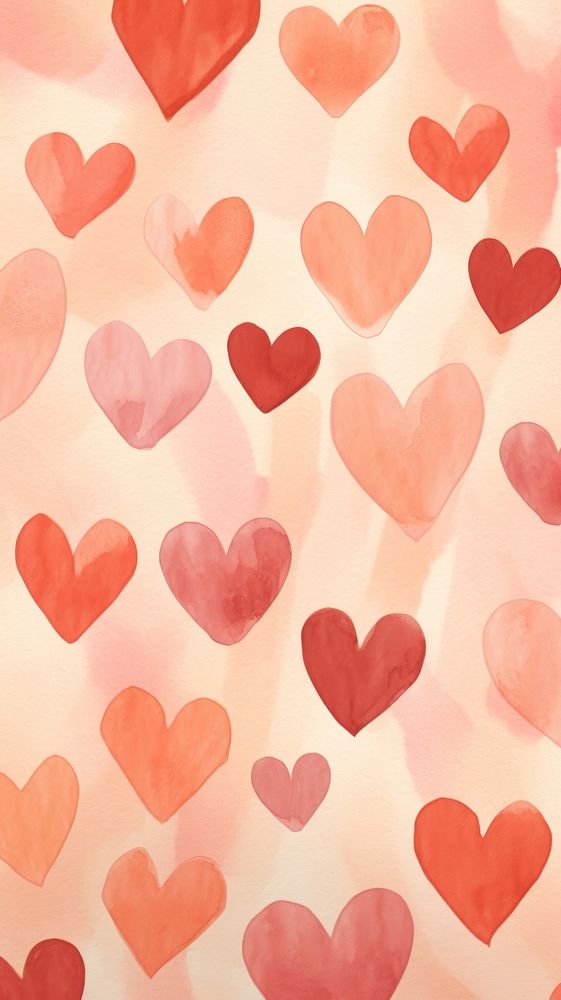 Wallpaper pattern heart backgrounds creativity. AI generated Image by rawpixel.