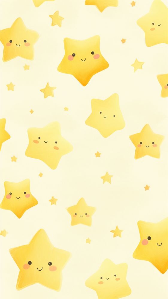 Pattern yellow paper star