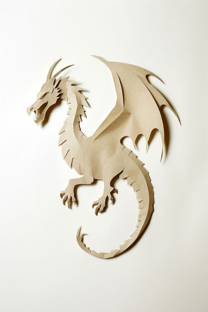 Dragon animal craft representation. AI generated Image by rawpixel.