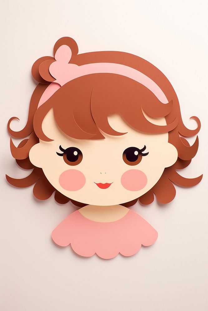Portrait doll toy representation. AI generated Image by rawpixel.