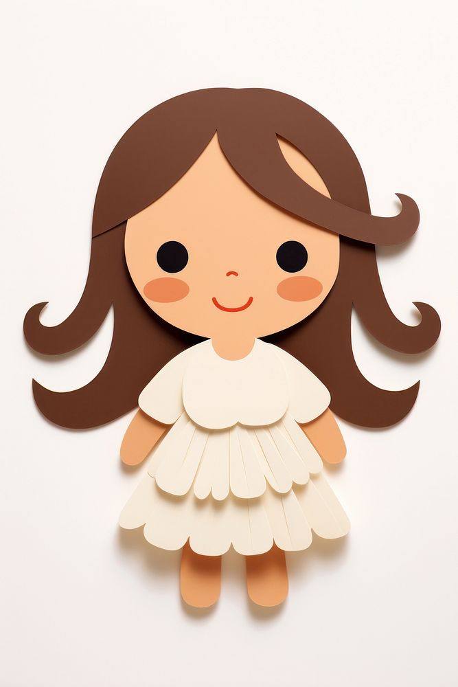 Baby girl doll toy anthropomorphic. AI generated Image by rawpixel.