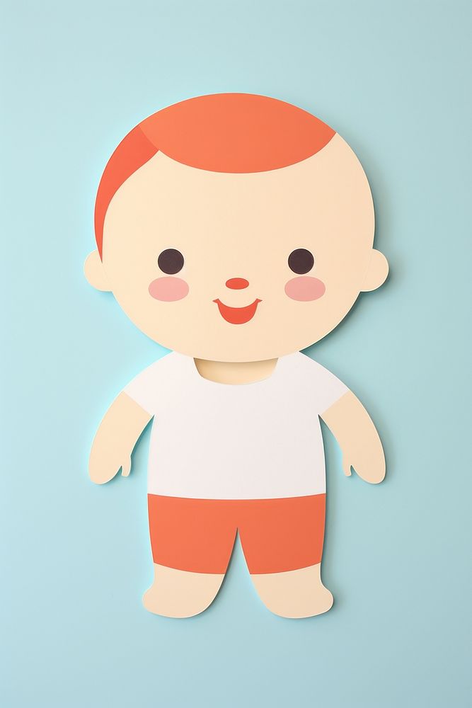 Baby child doll toy. AI generated Image by rawpixel.