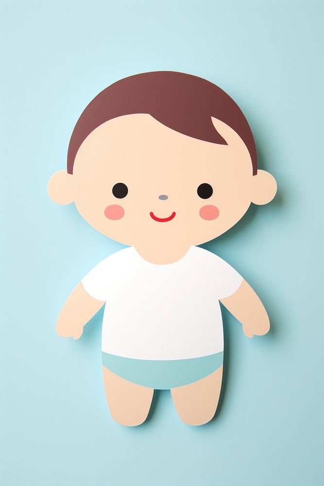Baby child toy anthropomorphic. AI generated Image by rawpixel.