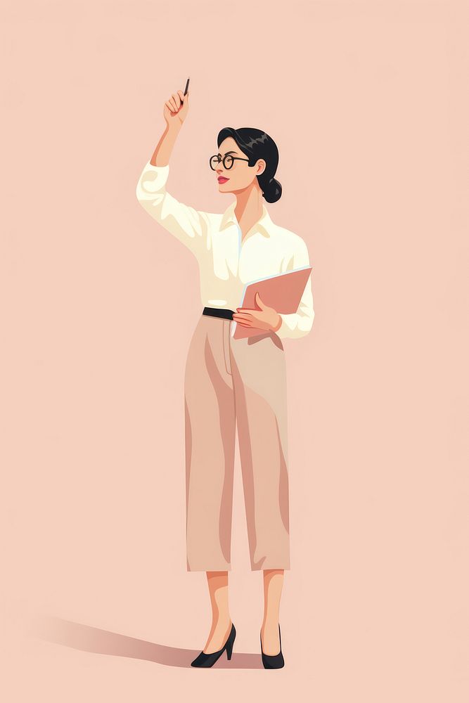 Female adult illustrated creativity. AI generated Image by rawpixel.
