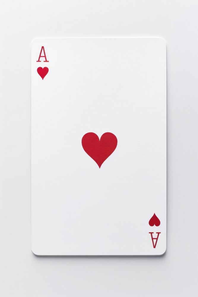 Playing card symbol cards white background. 