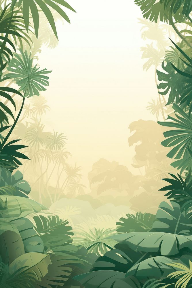 Jungle backgrounds vegetation outdoors. AI generated Image by rawpixel.