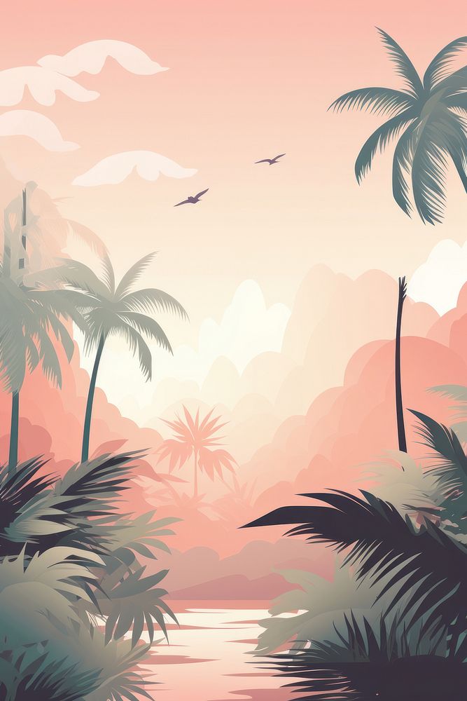 Jungle backgrounds outdoors nature. AI generated Image by rawpixel.