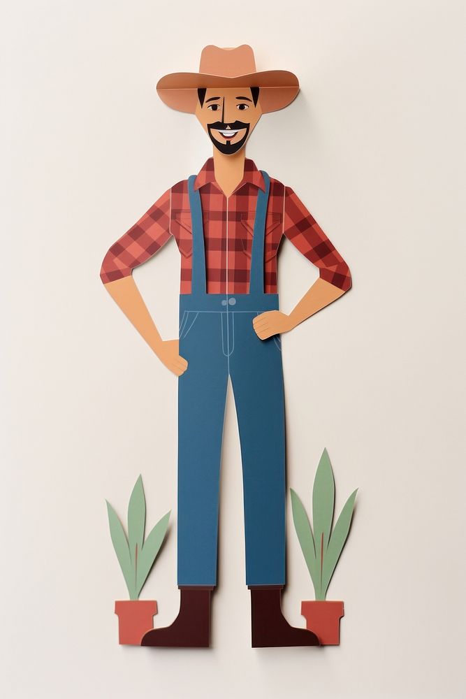 Farmer smiling adult man. AI generated Image by rawpixel.