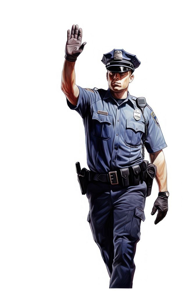 Police officer adult police officer protection. AI generated Image by rawpixel.