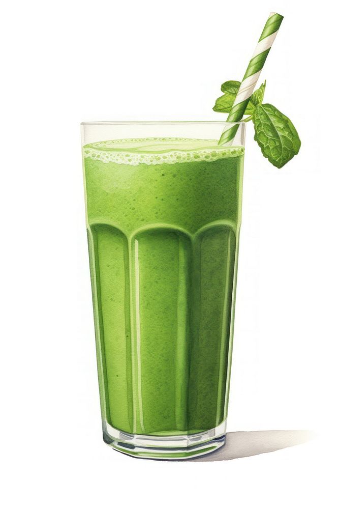 Healthy green juice smoothie drink plant. AI generated Image by rawpixel.