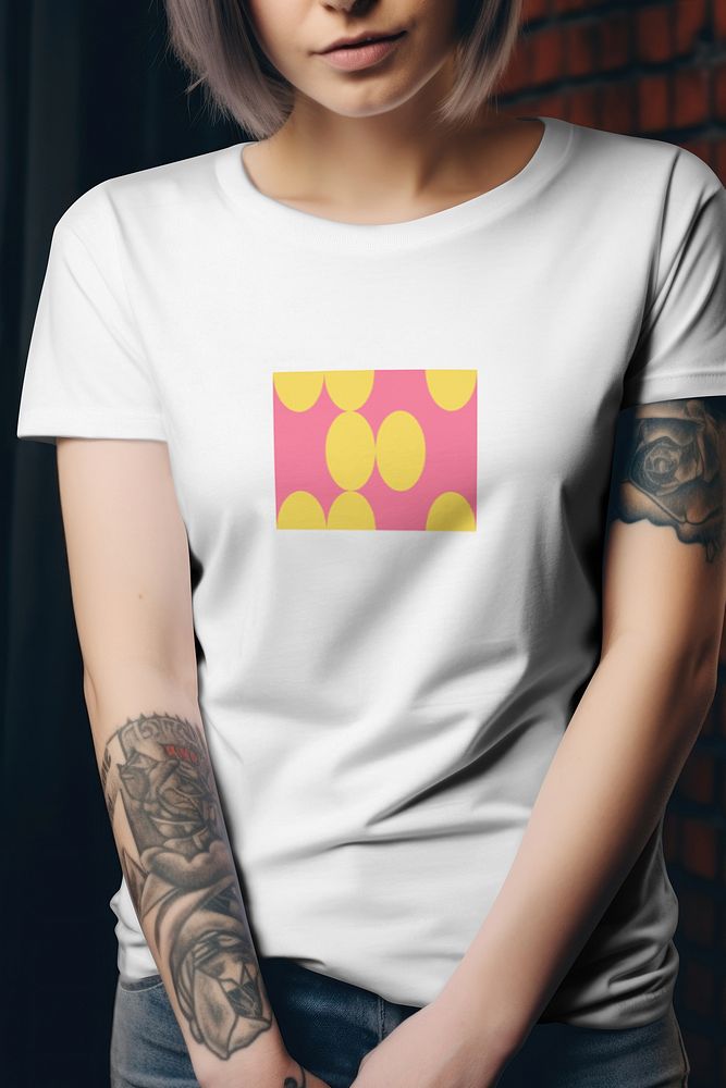 Women's graphic t-shirt, design resource