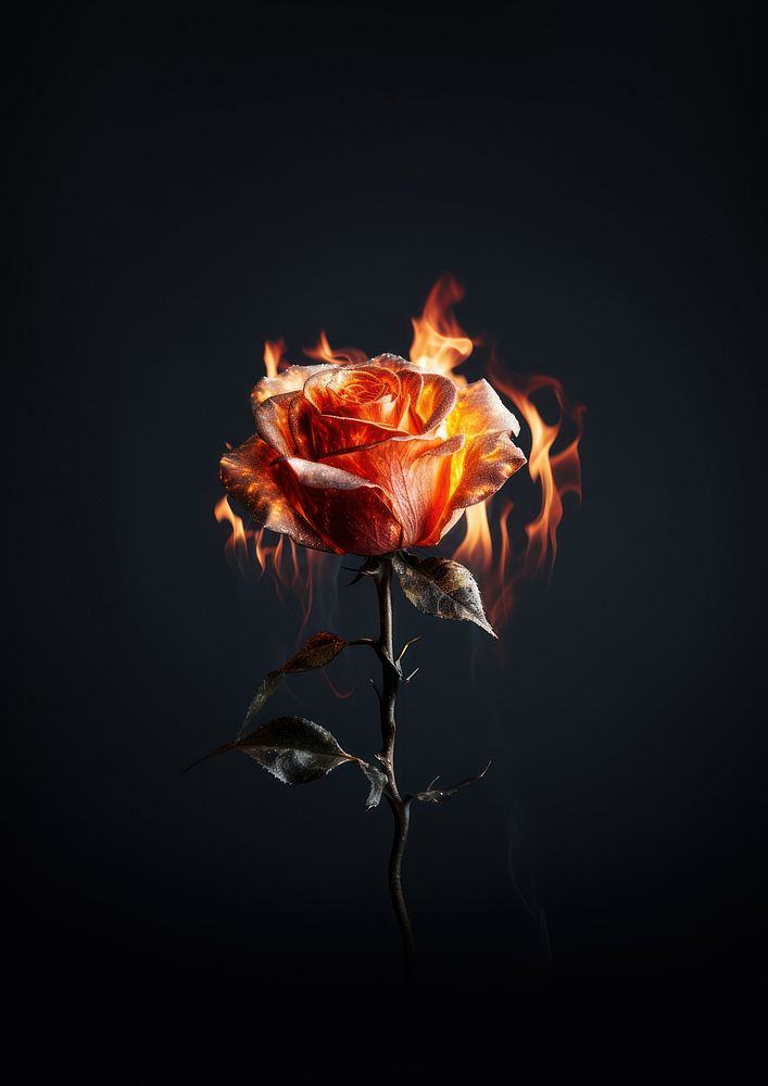 Flower petal plant rose. AI generated Image by rawpixel.
