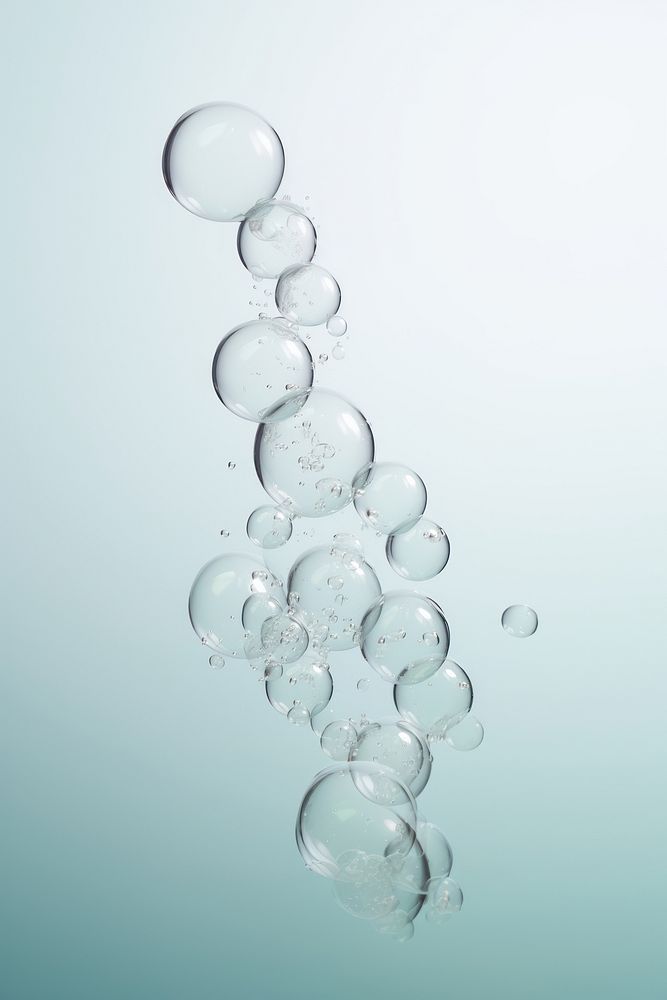 Air bubbles backgrounds transparent simplicity. AI generated Image by rawpixel.