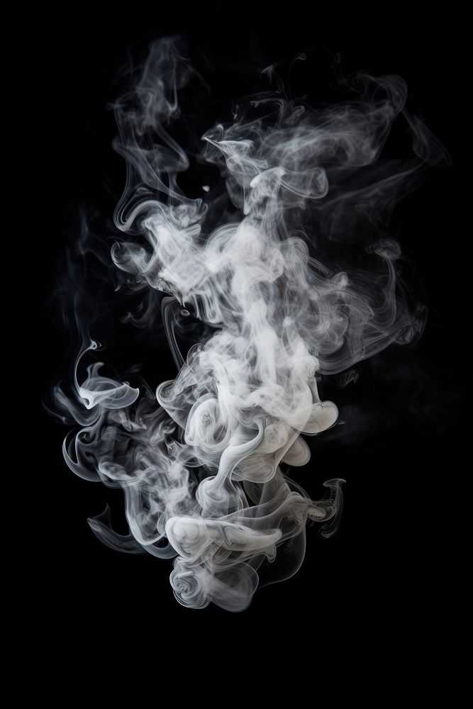 Isolated smoke effect, black background, | Free Photo - rawpixel