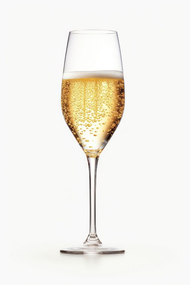 Wine glass champagne drink refreshment. AI generated Image by rawpixel.