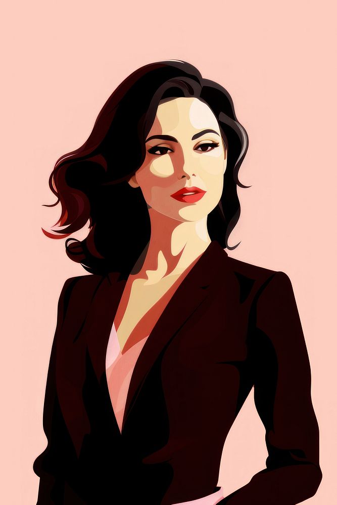 Business woman portrait adult pink. AI generated Image by rawpixel.