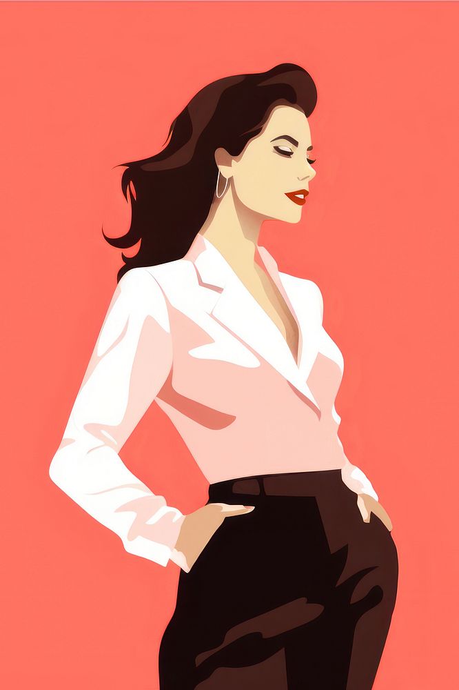 Business woman adult pink creativity. AI generated Image by rawpixel.