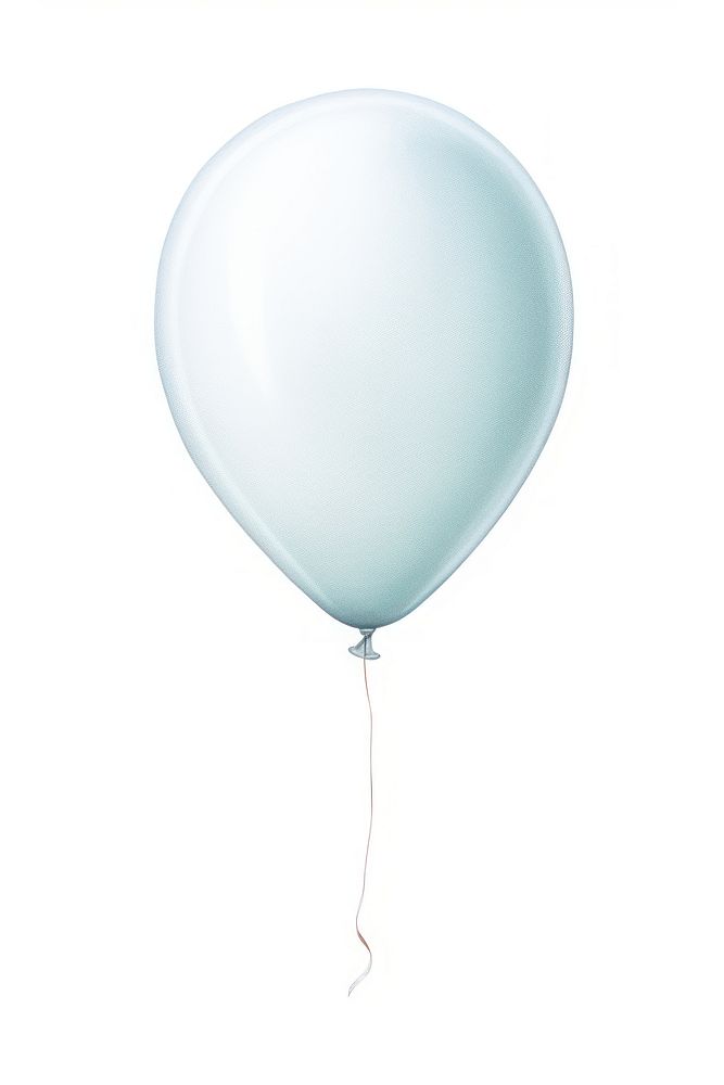 White balloon white background anniversary celebration. AI generated Image by rawpixel.