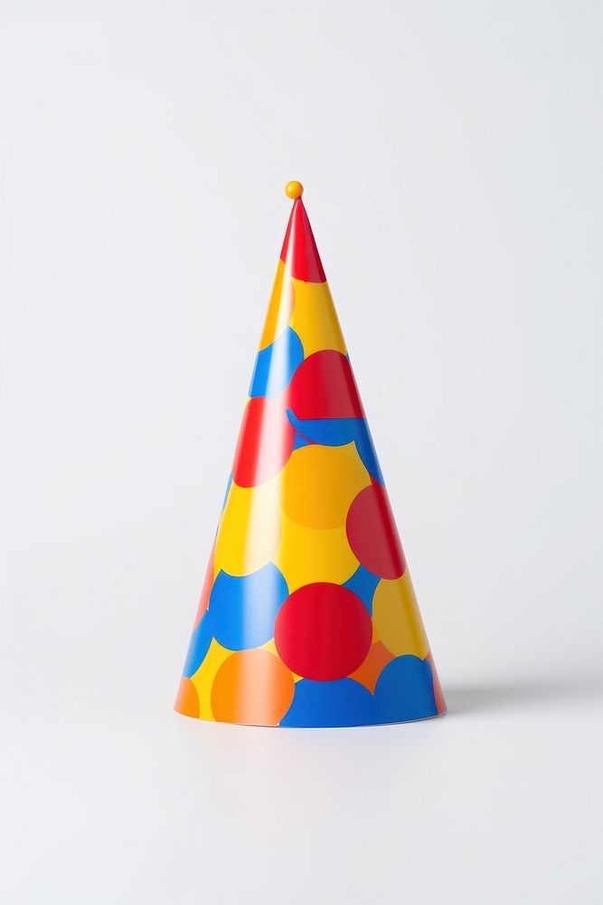 Colorful birthday hat celebration simplicity decoration. 