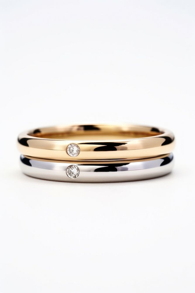 Contemporary diamond rings jewelry silver accessories. AI generated Image by rawpixel.