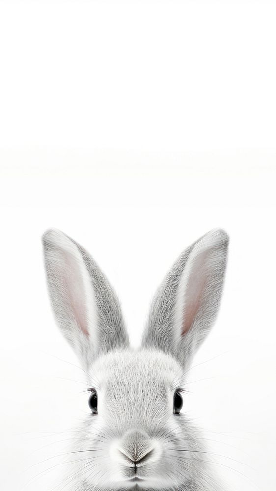 Bunny face animal rodent mammal. AI generated Image by rawpixel.
