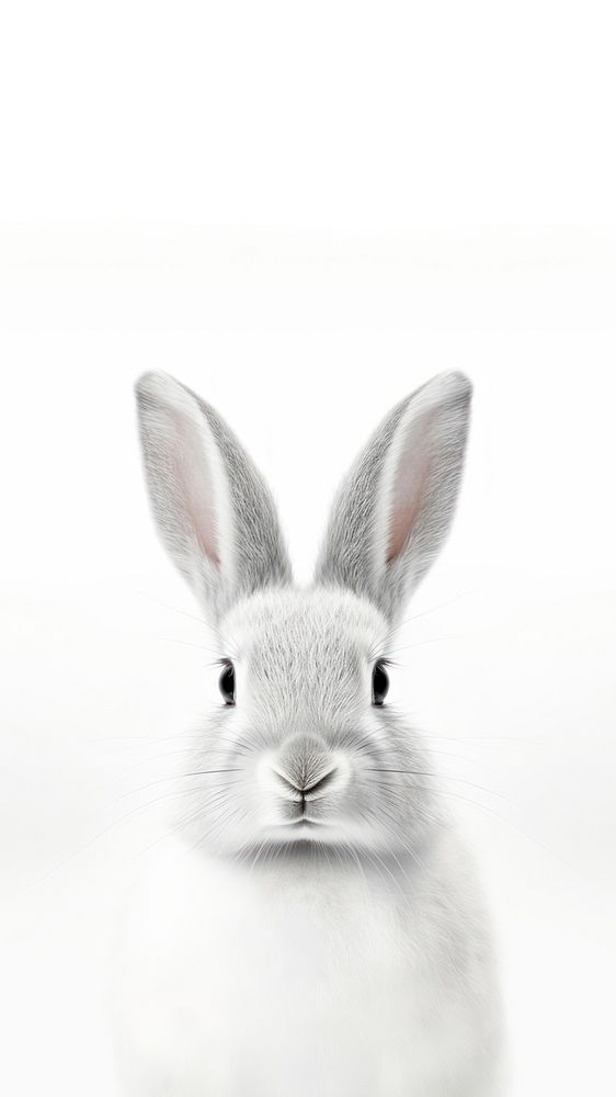 Bunny face animal rodent mammal. AI generated Image by rawpixel.