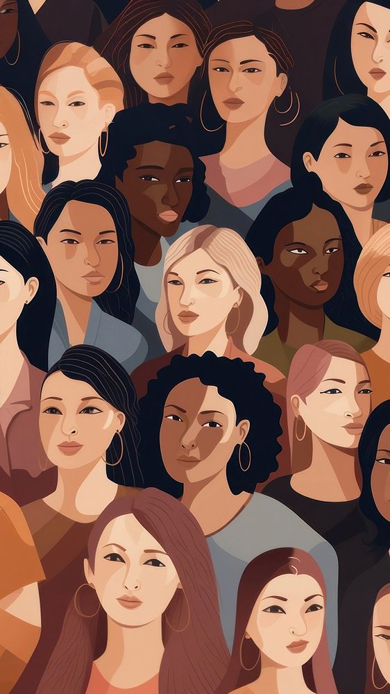 Illustration of women of different races in university. AI generated Image by rawpixel. 