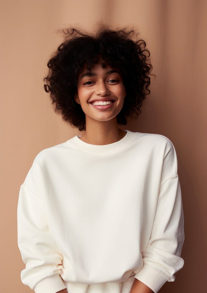 Sweater portrait adult smile. AI generated Image by rawpixel.