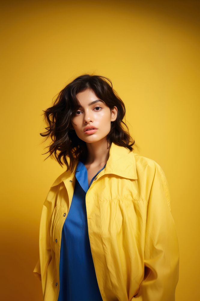 Women blue clothes portrait photography. AI generated Image by rawpixel.