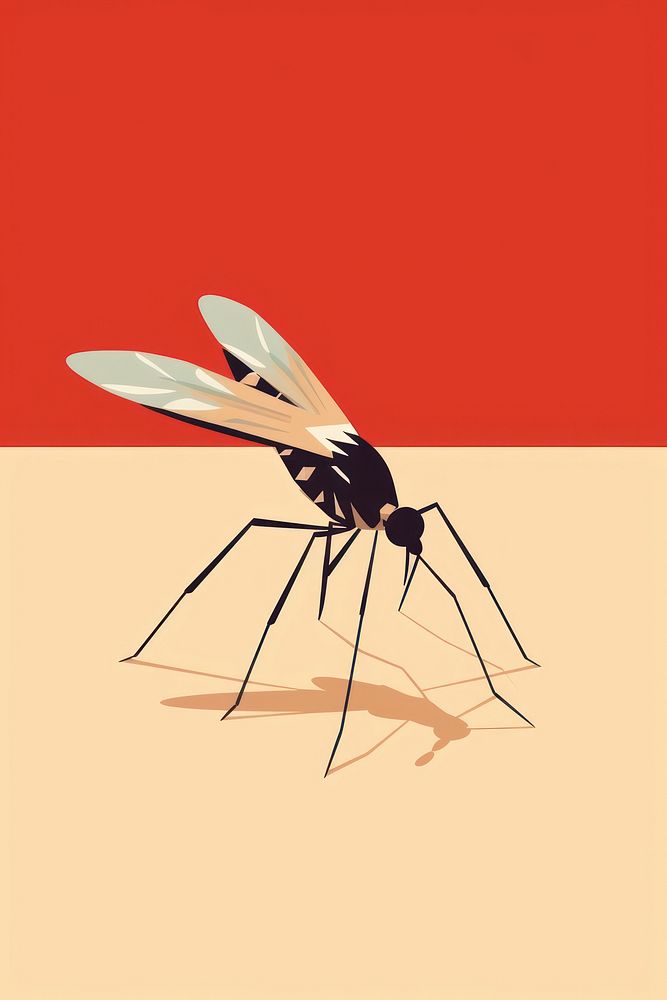 Mosquito mosquito animal insect. AI generated Image by rawpixel.
