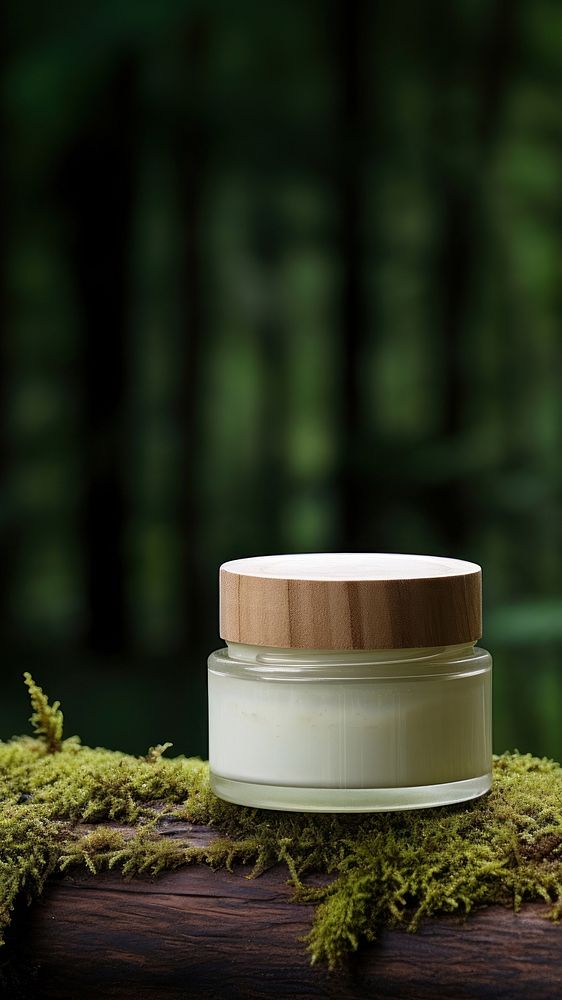 Plant container cosmetics forest. AI generated Image by rawpixel.