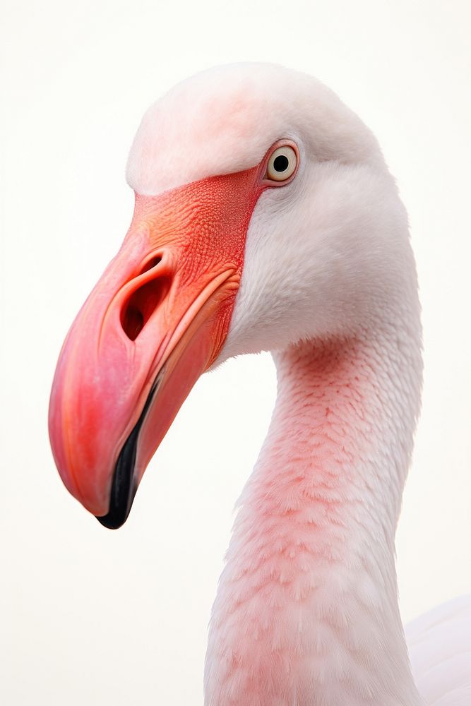 Flamingo animal bird beak. 