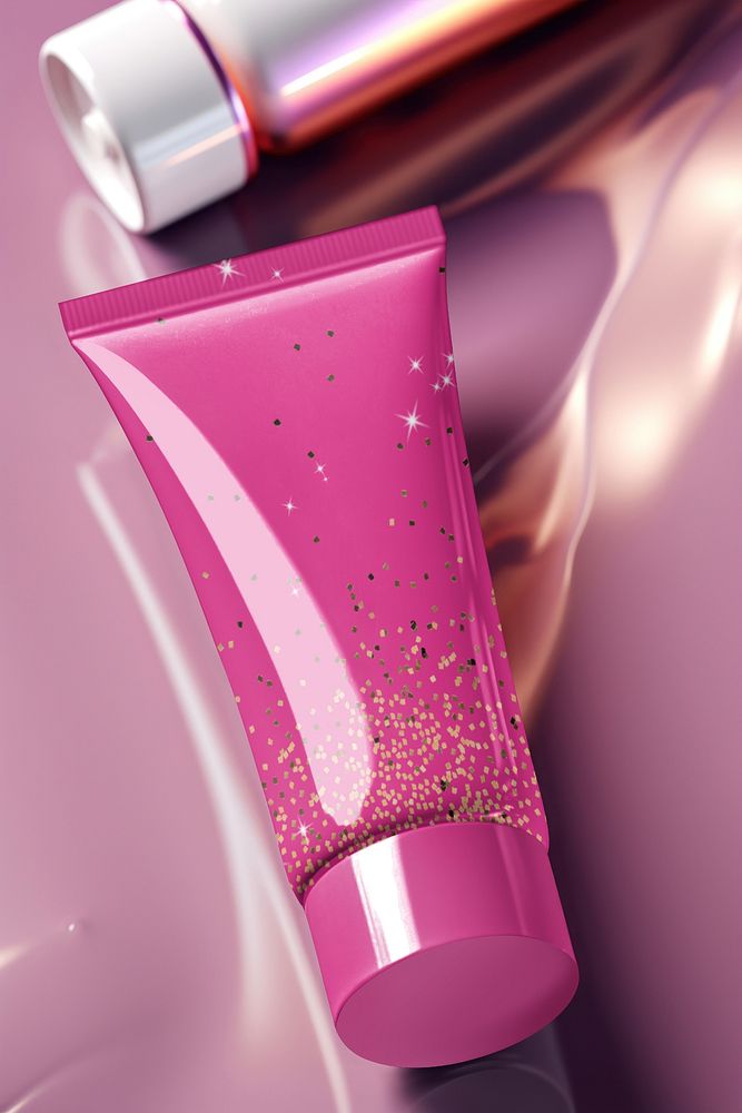 Hand lotion tube, product packaging design