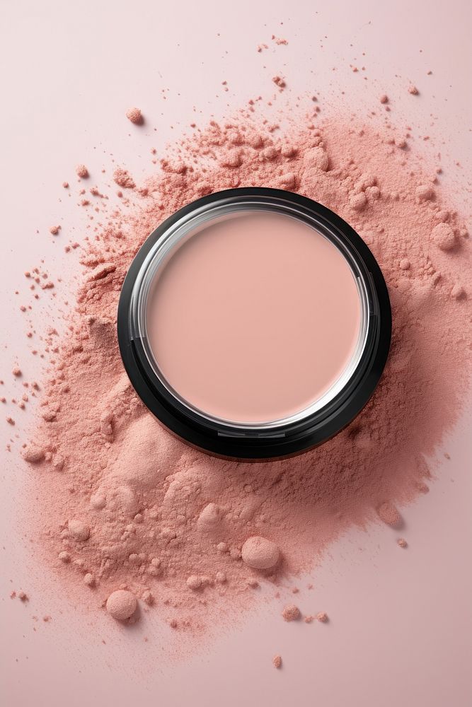 Powder blush compact, product packaging design