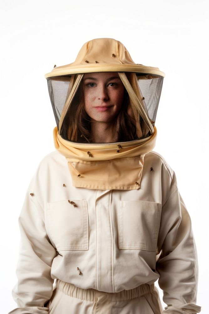 Beekeeper beekeeper helmet hood. AI generated Image by rawpixel.