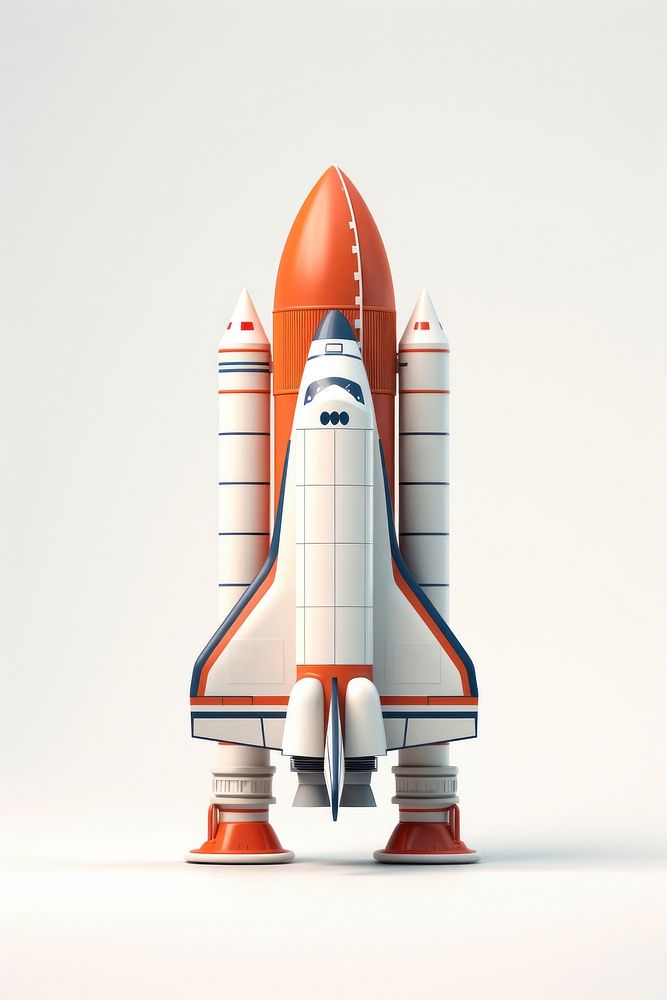 Space craft aircraft vehicle rocket. AI generated Image by rawpixel.