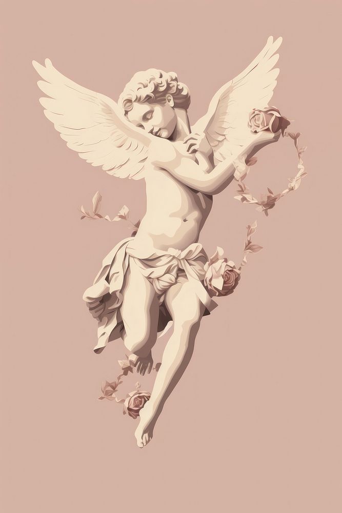 Cupid angel cupid representation. AI generated Image by rawpixel.
