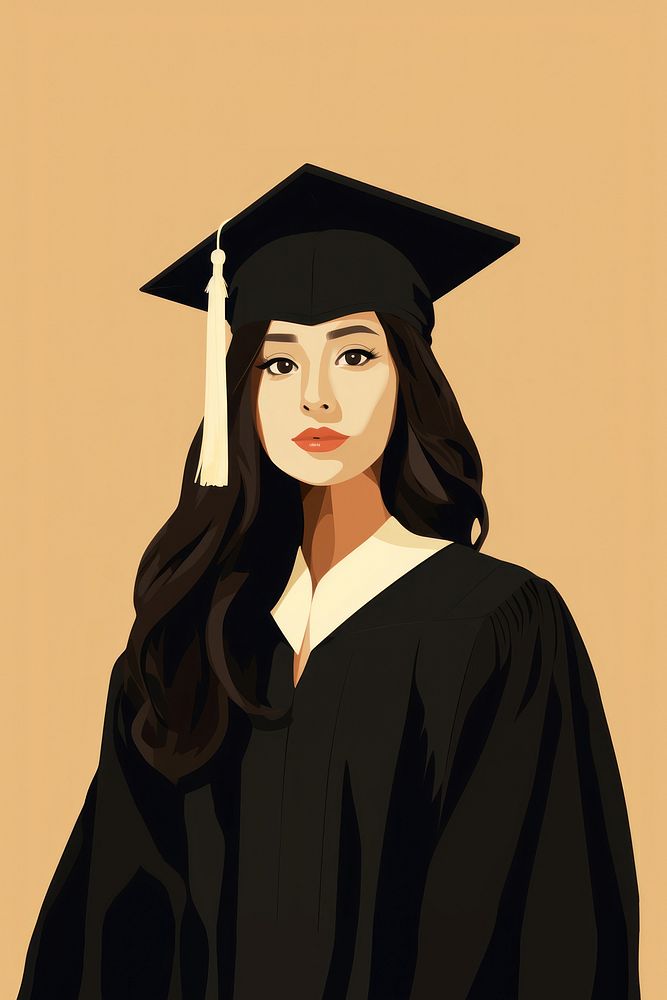 Graduate graduation adult women. AI generated Image by rawpixel.