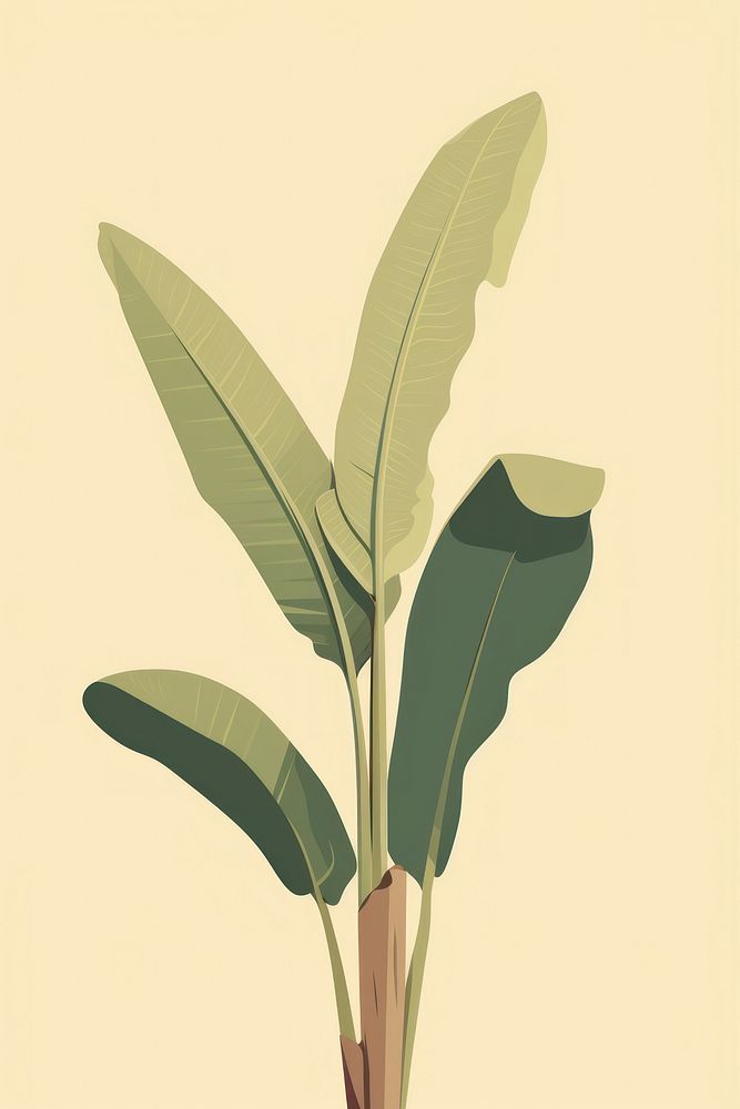 Banana tree plant leaf weaponry. AI generated Image by rawpixel.