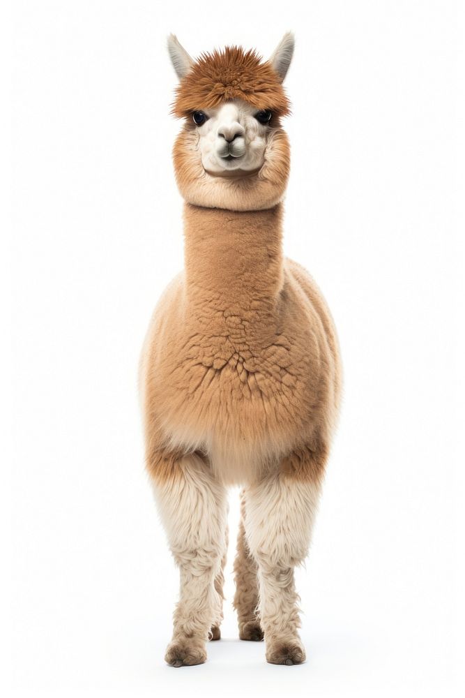Alpaca wildlife mammal animal. AI generated Image by rawpixel.