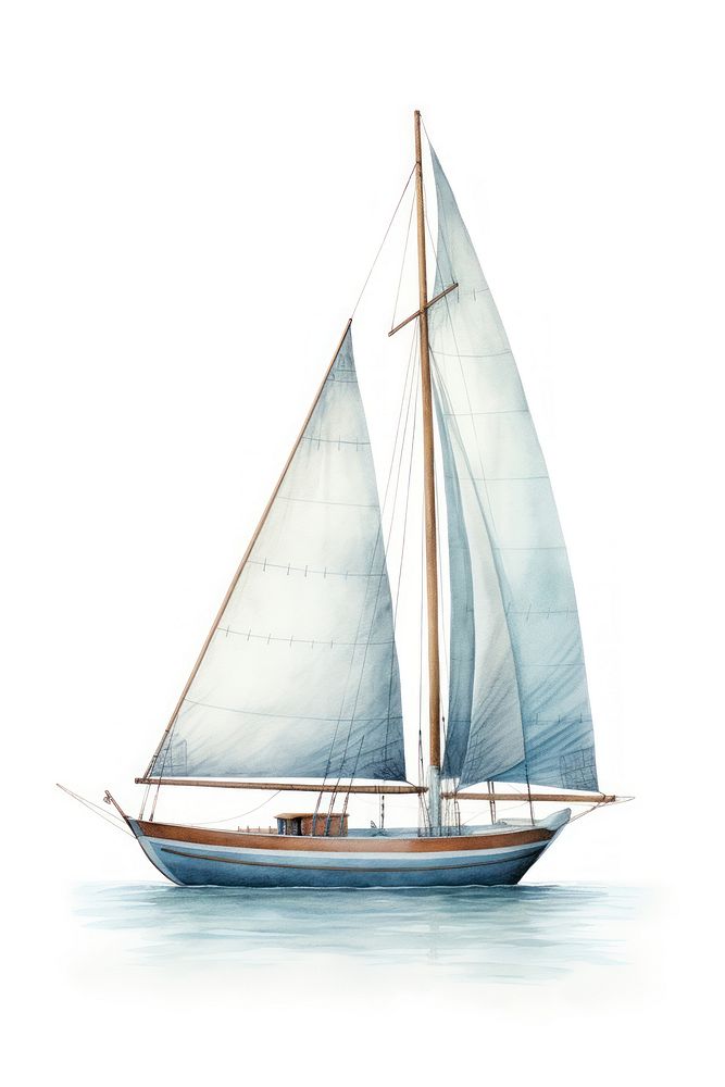 Sailboat sailboat watercraft vehicle. AI generated Image by rawpixel.
