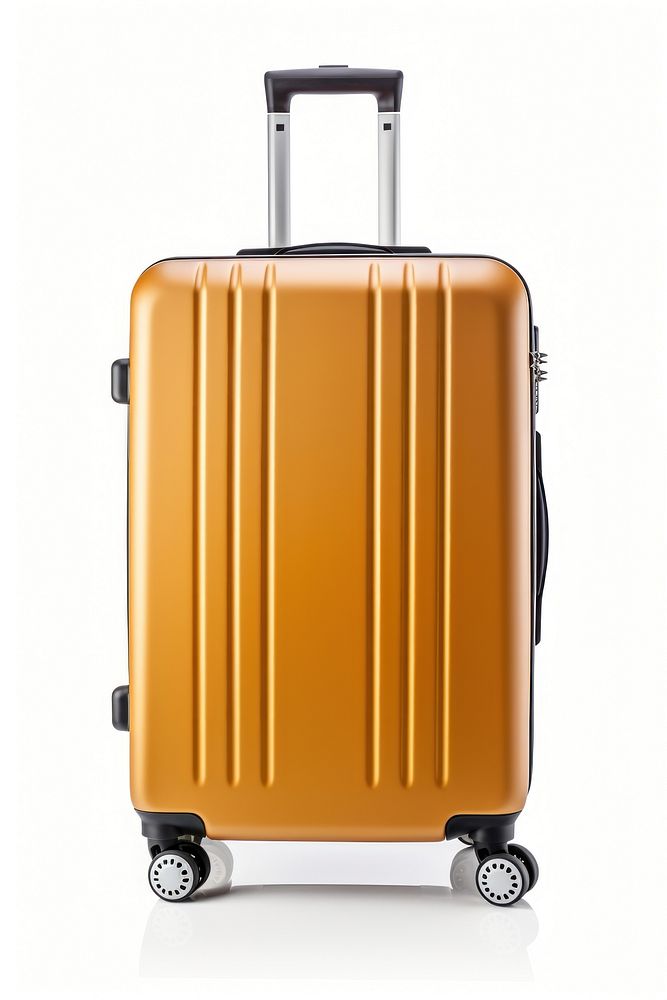 Luggage suitcase luggage white background. AI generated Image by rawpixel.