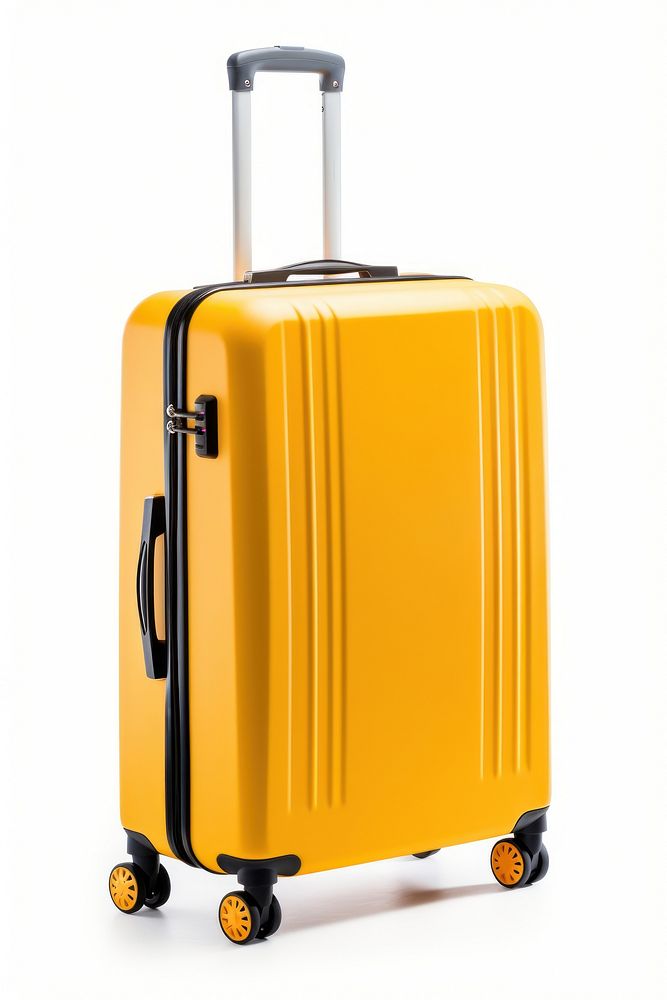 Luggage large suitcase luggage white background architecture. AI generated Image by rawpixel.