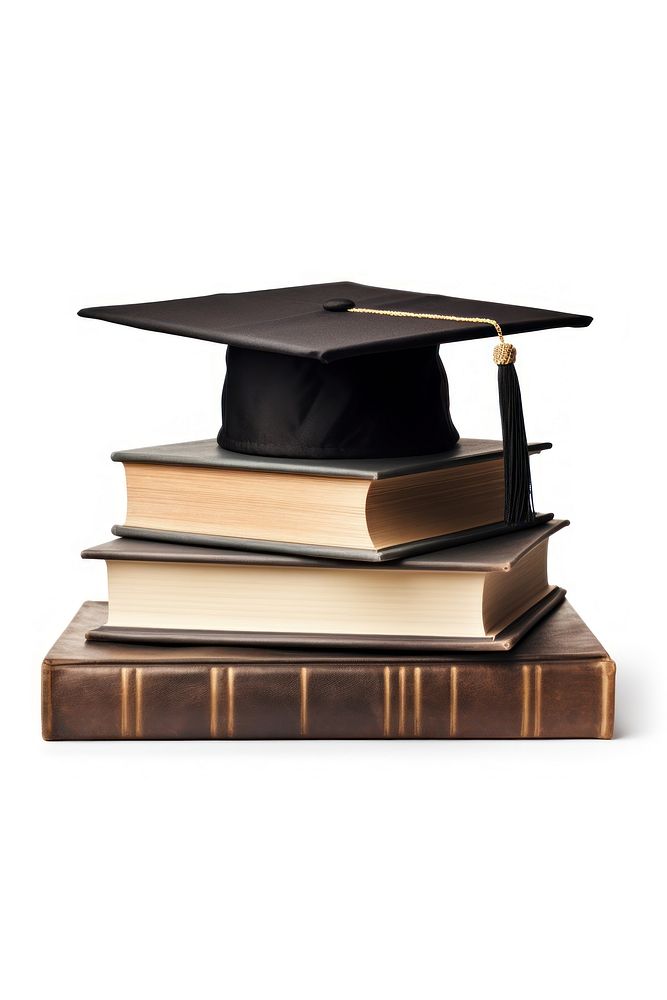 Book mortarboard publication graduation. AI generated Image by rawpixel.
