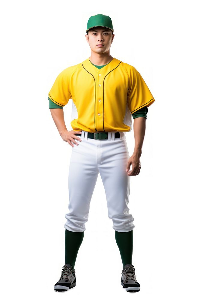Baseball player softball uniform athlete. AI generated Image by rawpixel.