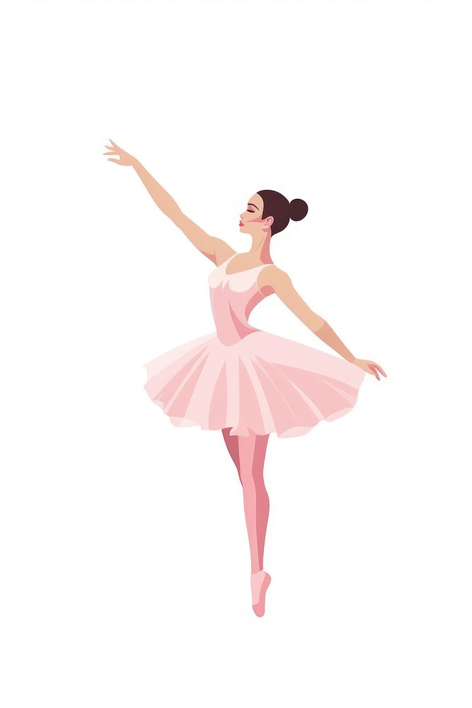 Ballerina woman dancing ballet adult. AI generated Image by rawpixel.
