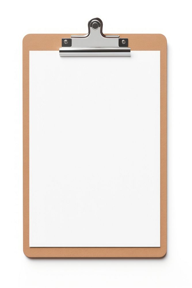 Paper rectangle document absence. 