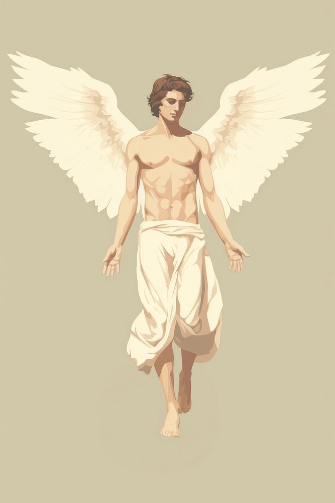 A male italian Angel angel representation spirituality. AI generated Image by rawpixel.