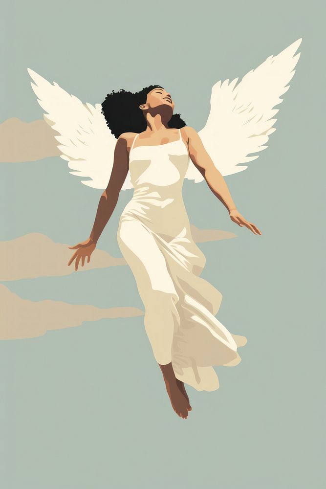 Angel adult creativity archangel. AI generated Image by rawpixel.